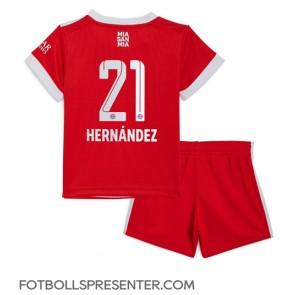 Bayern Munich Lucas Hernandez #21 Hemmatröja Barn 2022-23 Kortärmad (+ korta byxor)